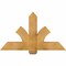 Ekena Millwork Redmond Rough Sawn Timber Gable Bracket, Western Red Cedar, 48"W x 28"H x 6"D x 6"F, 14/12 Pitch GBW048X28X0606RED00RWR - alternate 1